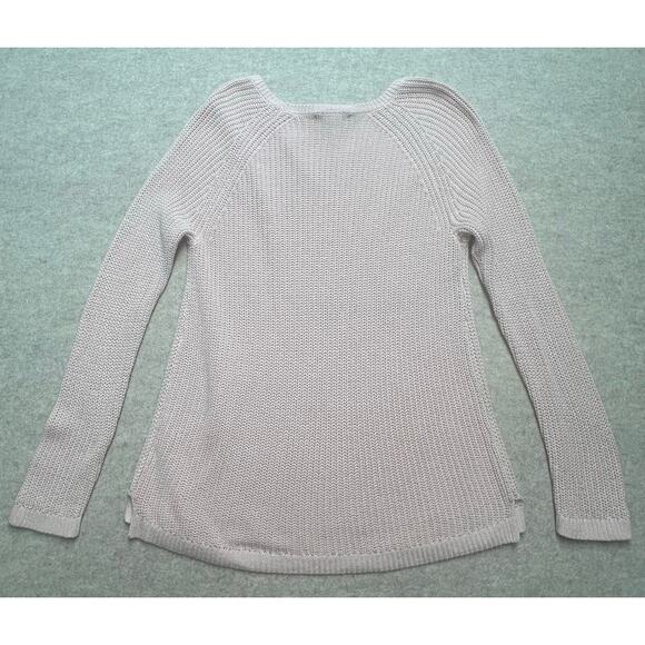 Christopher & Banks Pink 100% Cotton Knit Sweater Size Large - Picture 2 of 7